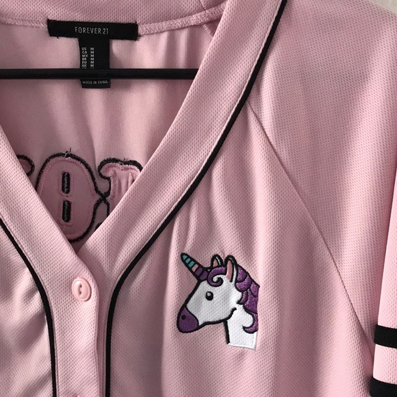 Cute Unicorn 🦄 button down girly jersey - Picture 2 of 3